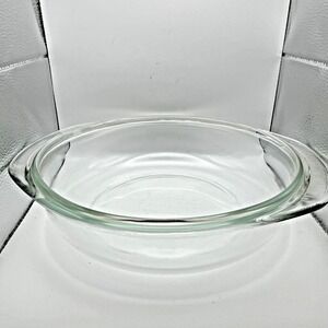 Vintage Used Pyrex 687-C Oven Roaster USA Clear‎ Kitchenware Cookware Bakeware